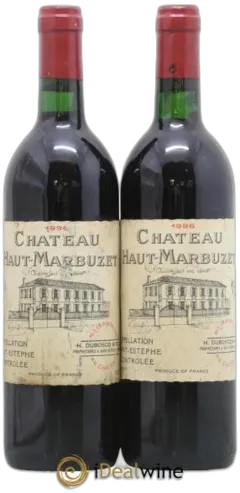 photos du vin Château Haut Marbuzet 1996