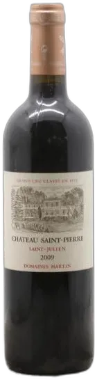 image du vin Château Saint-Pierre 4ème Grand Cru Classé 2009