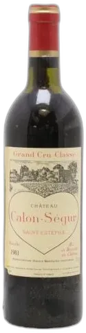 illustration du vin Château Calon Ségur