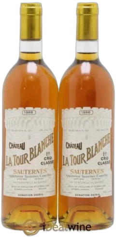 photos du vin Château la Tour Blanche 1er Grand Cru Classé 1988