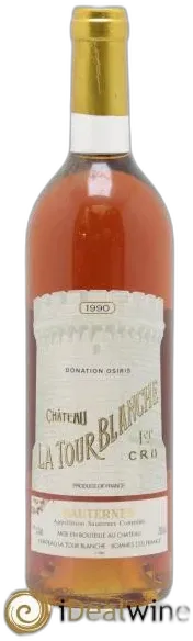 aperçu du vin Château la Tour Blanche 1er Grand Cru Classé 1990