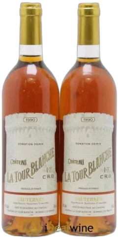 aperçu du vin Château la Tour Blanche 1er Grand Cru Classé 1990