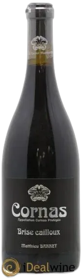 vue du vin Matthieu Barret, Brise Cailloux 2021 Rouge