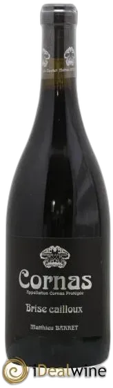 vue du vin Matthieu Barret, Brise Cailloux 2021 Rouge