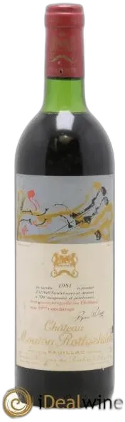 photo du vin Château Mouton Rothschild