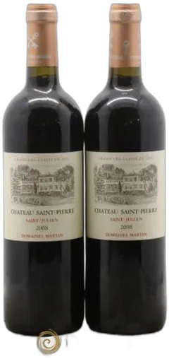 image du vin Château Saint-Pierre 4ème Grand Cru Classé 2008