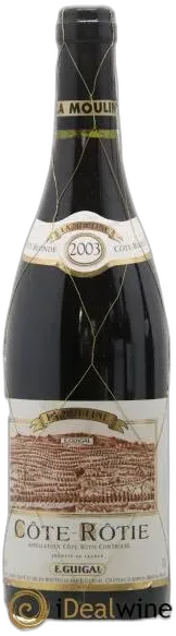 image du vin Côte-Rôtie la Mouline Guigal 2003