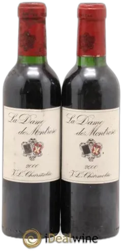 vue du vin la Dame de Montrose Second Vin