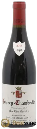 vue du vin Gevrey-Chambertin Mes Cinq Terroirs Denis Mortet