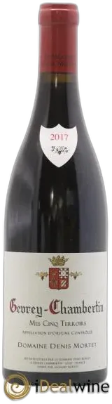vue du vin Gevrey-Chambertin Mes Cinq Terroirs Denis Mortet