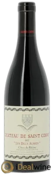 capture du vin Côtes-du-Rhône les Deux Albion Saint Cosme