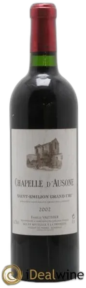 capture du vin Chapelle D&Apos;Ausone Second Vin