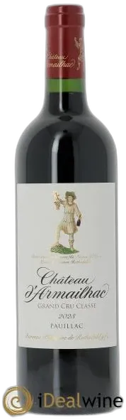 image du vin Château D&Apos; Armailhac Mouton Baron Philippe 5ème Grand Cru Classé