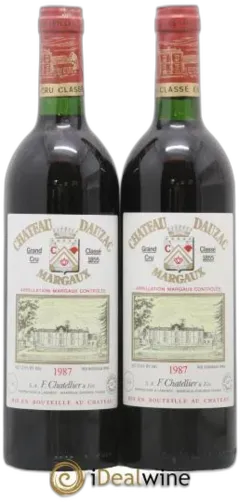 photo du vin Château Dauzac 5ème Grand Cru Classé 1987