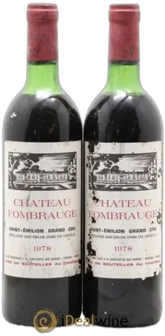 photo du vin Château Fombrauge Grand Cru Classé 1978