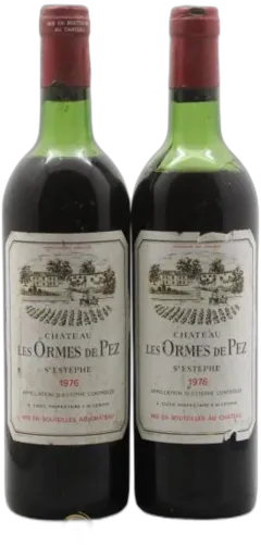 vue du vin Château les Ormes de Pez 1976