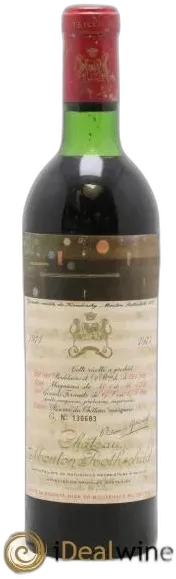 photo du vin Château Mouton Rothschild