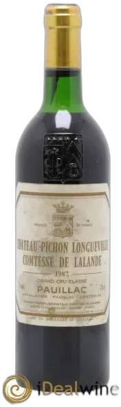 illustration du vin Pichon Longueville Comtesse de Lalande