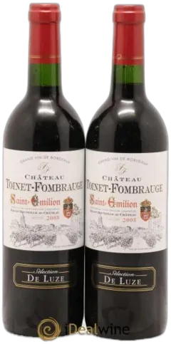 photo du vin Saint-Émilion Château Toinet-Fombrauge 2005