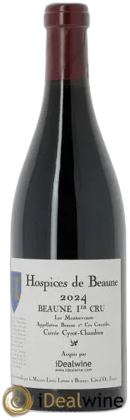 photo du vin Beaune 1er Cru les Montrevenots Cuvée Cyrot-Chaudron Hospices de Beaune Maison Louis Latour