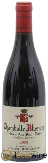 capture du vin Chambolle-Musigny 1er Cru Aux Beaux Bruns Denis Mortet