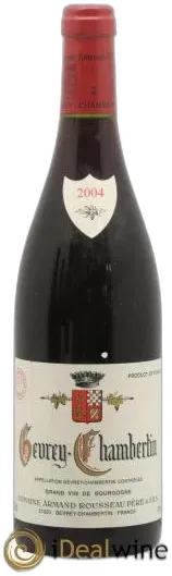 photo du vin Gevrey-Chambertin Armand Rousseau 2004