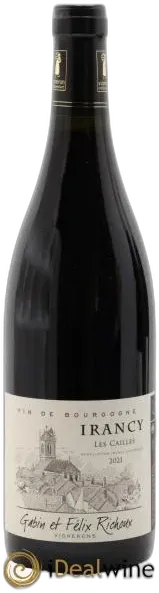 photo du vin Irancy les Cailles Gabin & Félix Richoux 2021