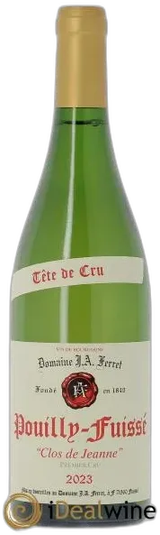 photo du vin Pouilly-Fuissé Tête de Cru Clos de Jeanne J.a Ferret