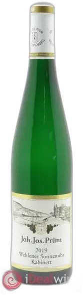 aperçu du vin Riesling Joh. Jos. Prum Wehlener Sonnenuhr Kabinett