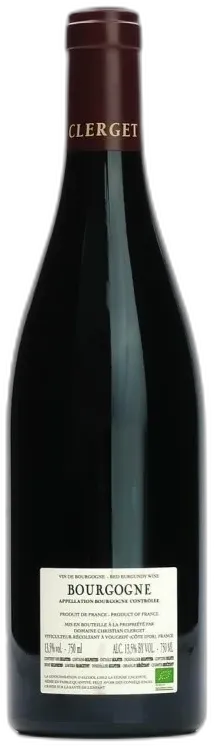 aperçu du vin Bourgogne Pinot Noir Christian Clerget