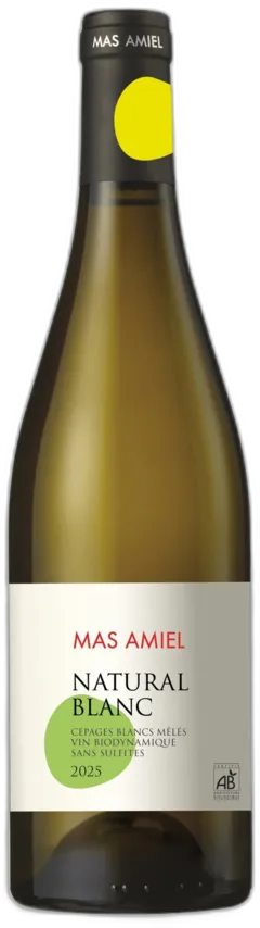image du vin Mas Amiel Natural Blanc Magnum 2022