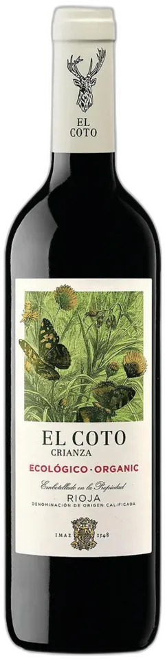 photos du vin Rioja Doca Crianza Ecológico el Coto de Rioja 2019
