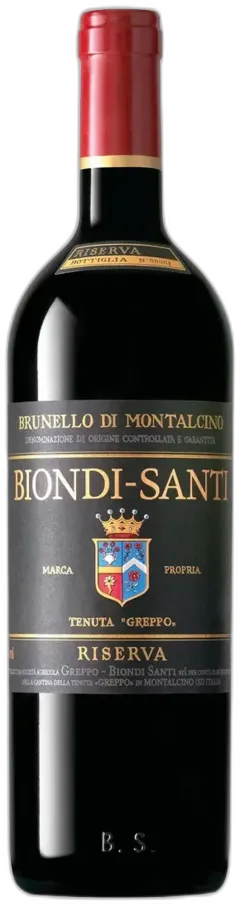 vue du vin Brunello di Montalcino Docg Riserva Biondi-Santi Tenuta Greppo