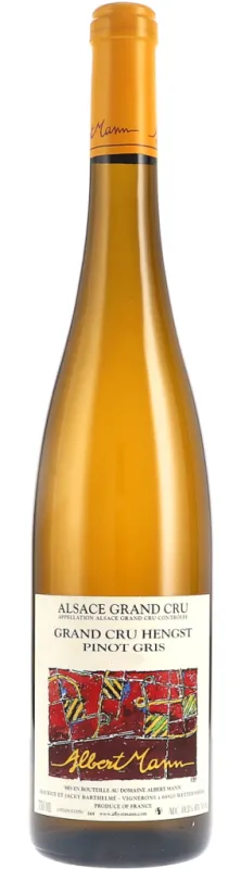 vue du vin Domaine Albert Mann Pinot gc Hengst