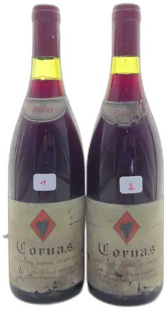 illustration du vin Cornas Domaine Clape 1980