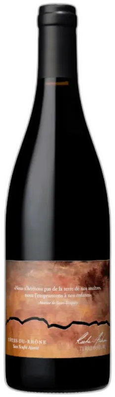 photo du vin Domaine Roche-Audran Cuvée Nature Sans Sulfites Aop Côtes du Rhône Vin Rouge Bio