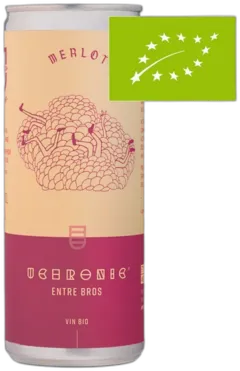 image du vin Vin Rouge Uchronic Merlot Igp Pays d’oc Bio