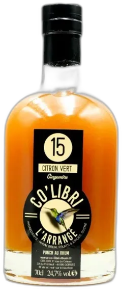 photo du vin Arrangé co’Libri Citron Vert Gingembre