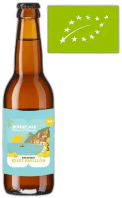 vue du vin Bière Effet Papillon Wheat Ale Citron Verveine Bio