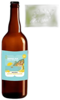vue du vin Bière Effet Papillon Wheat Ale Citron Verveine Bio
