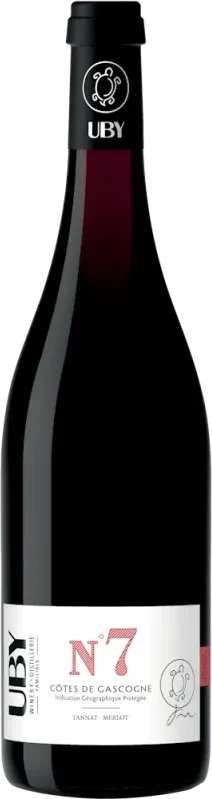 capture du vin Domaine Uby "Merlot Tannat" n°7 Côtes de Gascogne Rouge