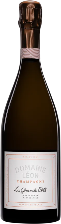 image du vin Domaine Léon Champagne Brut Nature Blanc de Blancs "la Grande Côte" Blanc Vendange 2021 Dégorgement 12 2023