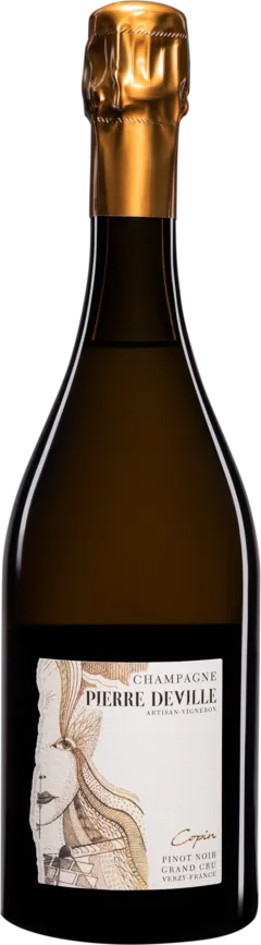 photos du vin Domaine Pierre Deville Champagne Extra-Brut Grand Cru Blanc de Noirs "Copin Pinot Noir" Blanc Vendange Dégorgement 04 Feb