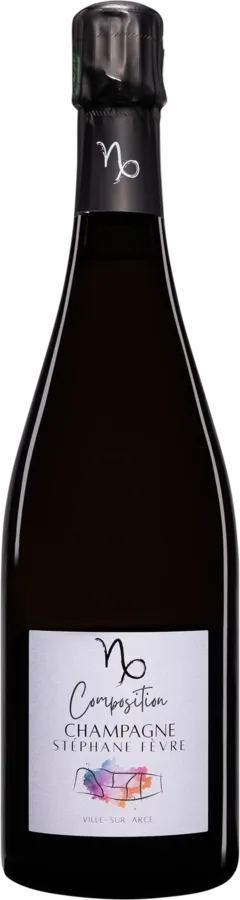 vue du vin Domaine Stéphane Fèvre Champagne Brut Nature Blanc de Noirs "Composition" Blanc Vendange 2020 Dégorgement 10 Jan. 2023