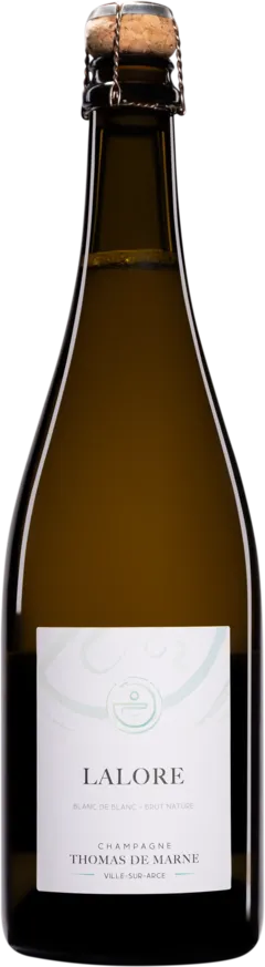illustration du vin Domaine Thomas de Marne Champagne Brut Nature Blanc de Noirs "Goustan" Blanc nv Dégorgement 12 2024
