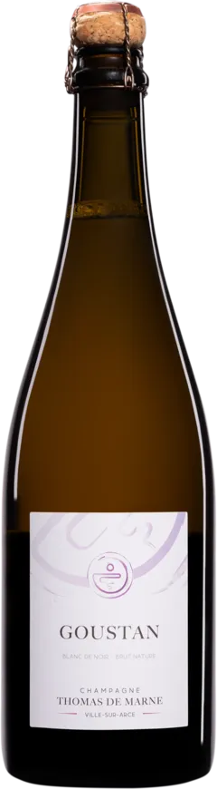 illustration du vin Domaine Thomas de Marne Champagne Brut Nature Blanc de Noirs "Goustan" Blanc nv Dégorgement 12 2024
