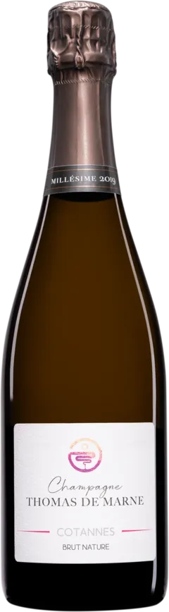 illustration du vin Domaine Thomas de Marne Champagne Brut Nature Blanc de Noirs "Goustan" Blanc nv Dégorgement 12 2024