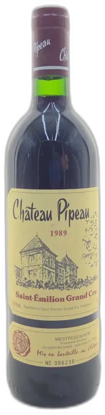 image du vin Château Pipeau 1989