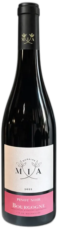 vue du vin Bourgogne Pinot Noir Domaine Mia