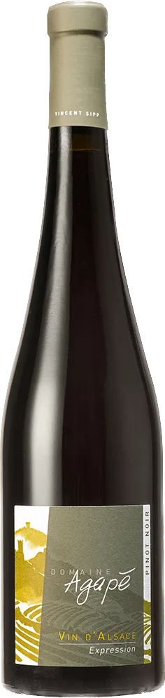 photo du vin Domaine Agapé Alsace Pinot Noir Expression 2022